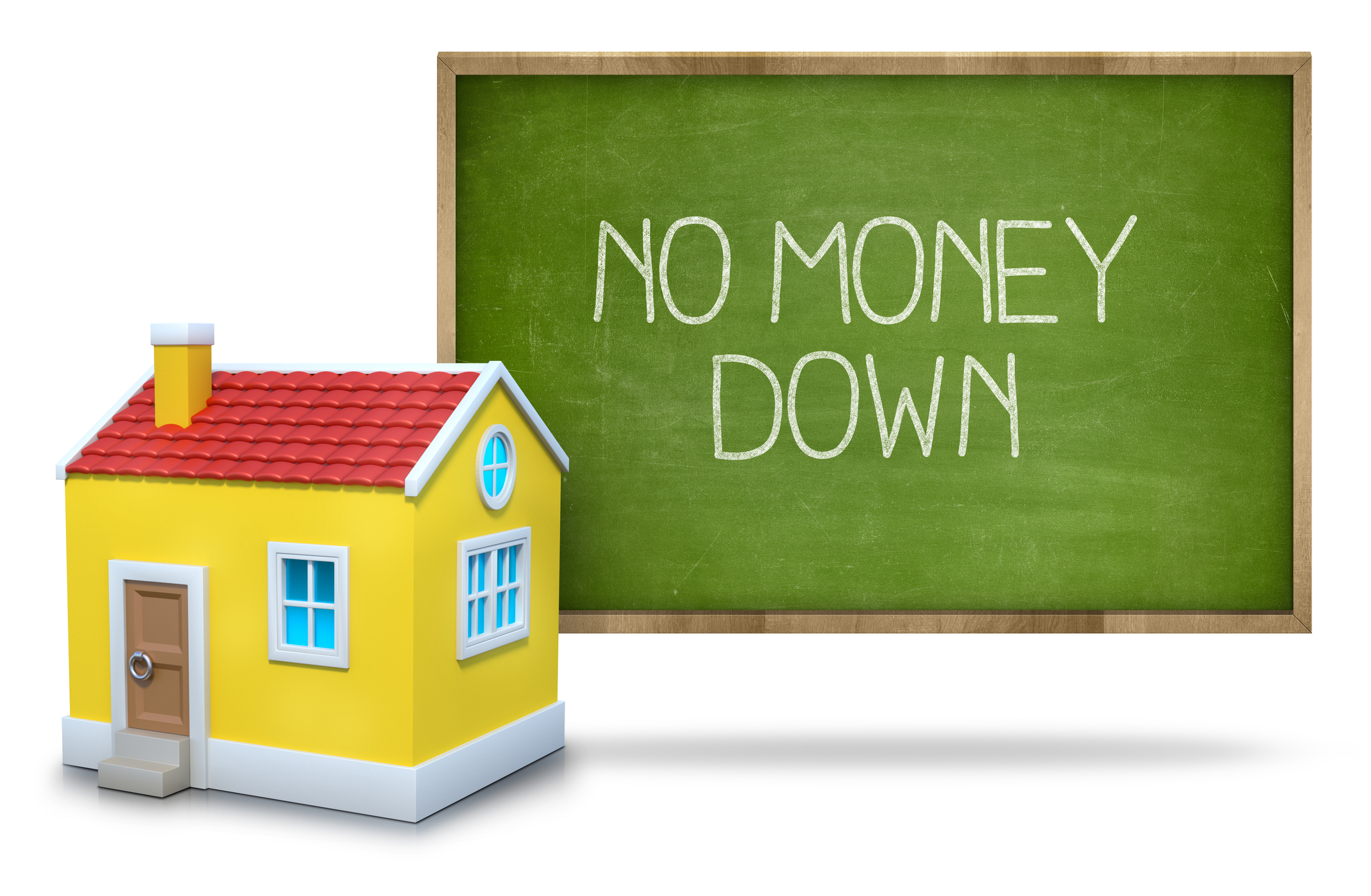 No money down home loan concept for new construction homes in Colorado.
